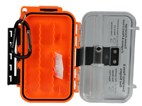 Empty Waterproof Flare/Bear Banger Case w/ Carabiner