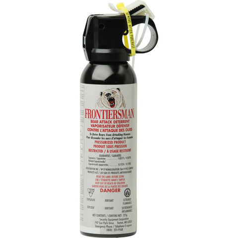 Frontiersman Bear Spray with Glow-in-the-Dark Safety Wedge