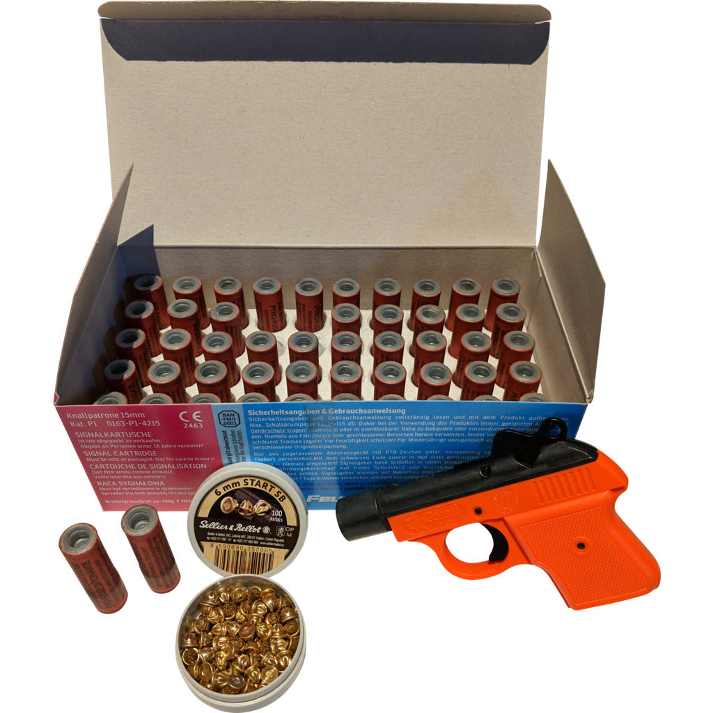 Record Single Shot Pistol, Bear/Bird Bangers and Starter Blanks