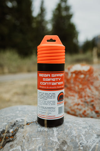 Bear Spray Safety Container with Foam