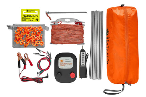 BearWatch 8 Pole Electric Bear Fence System