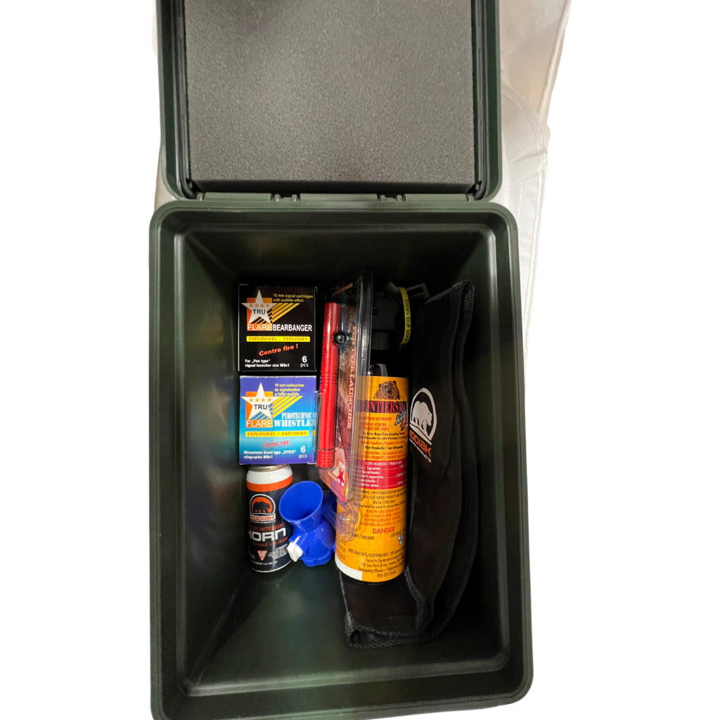 Water Resistant Professional Hard Shell Bear Safety Kit Kodiak