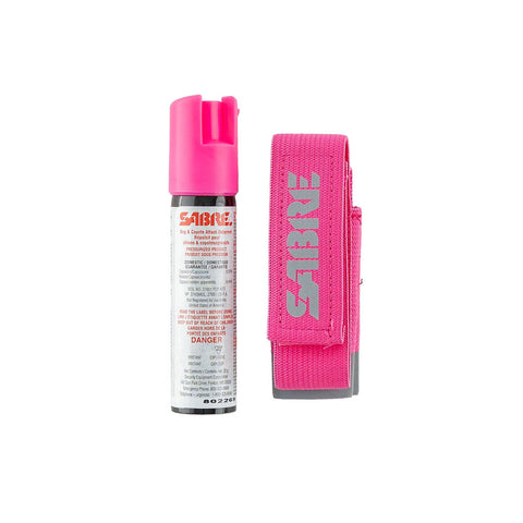Pink Sabre Dog Attack Deterrent - 22g with Hand Strap
