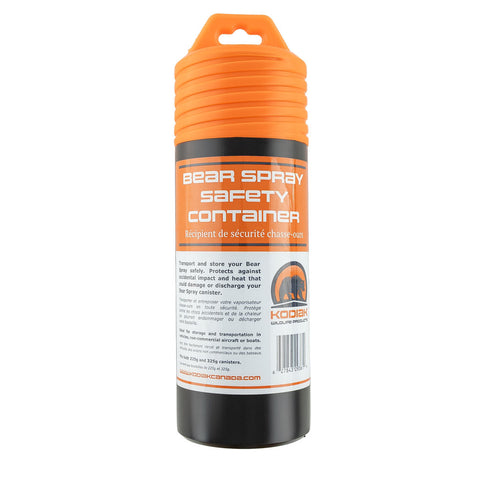 Bear Spray Safety Container with Foam
