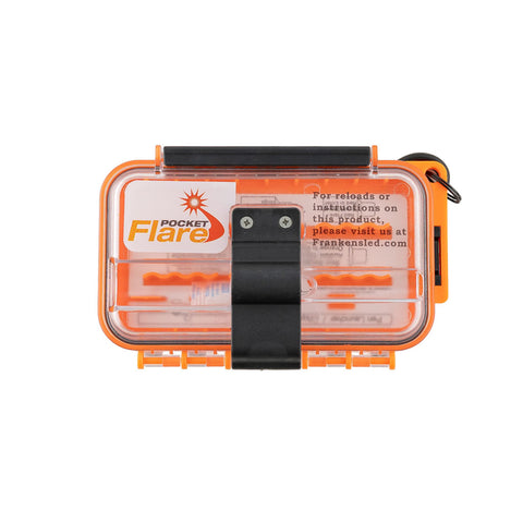 Empty Waterproof Flare/Bear Banger Case w/ Carabiner