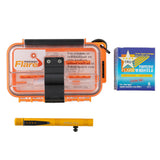 Waterproof Bear Banger Case w/ 6 Whistlers & pen launcher