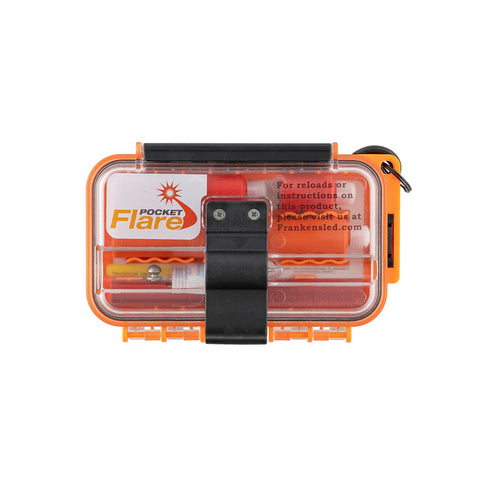 Waterproof Bear Banger/Flare Case w/ 2 bangers, 3 red flares & pen launcher