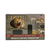 Lightfield 12 Gauge Mid-range Rubber Slug Ammunition