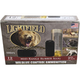 Lightfield 12 Gauge Mid-range Rubber Slug Ammunition