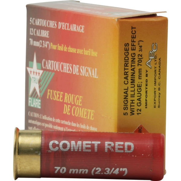 Tru Flare 12 Gauge Comet Flare Ammunition Kodiak Wildlife Products Bear Spray Bear Bangers